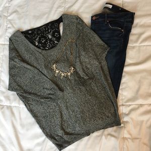 Express slouchy sweater, xs